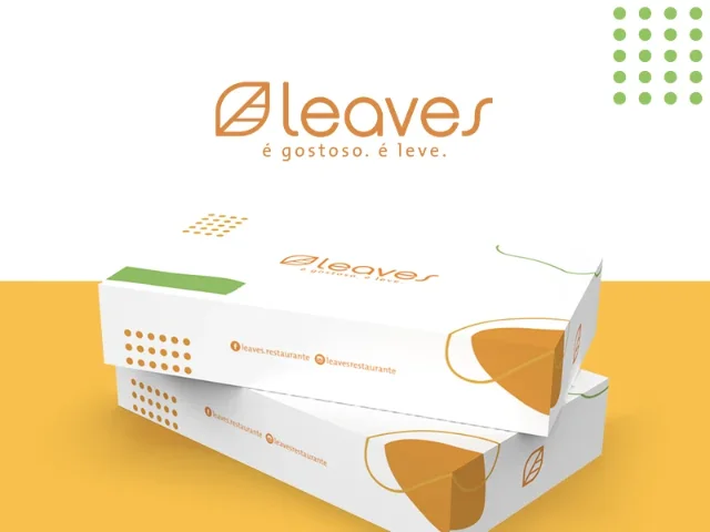Leaves brand and delivery packaging